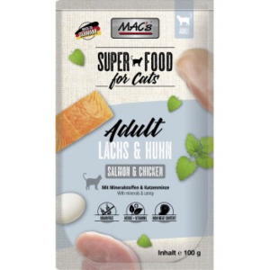 MAC's Nassfutter Katze Adult Lachs & Geflügel 48x100 g