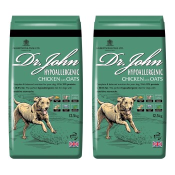 Dr John Hyppoallergen Trockenfutter Huhn mit Hafer 2x12.5kg