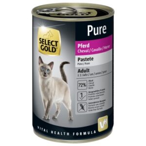 SELECT GOLD Pure Adult Paté Pferd 6x400 g