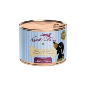 Terra Canis Welpe 12x200g Huhn mit Kürbis, Kamille und Tomate