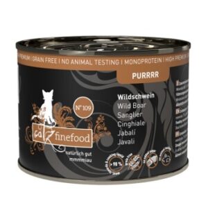 Catz finefood Nassfutter Katze Purrrr Adult No. 109 Wildschwein 24x200 g