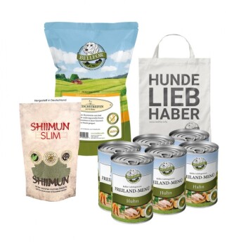 Bellfor Sparset Hundefutter Nass mit Huhn für kleine Hunde mit Gewichtsproblemen