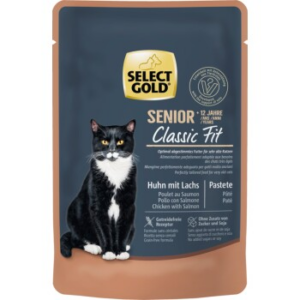 SELECT GOLD Senior +12 Huhn & Lachs 24x85 g