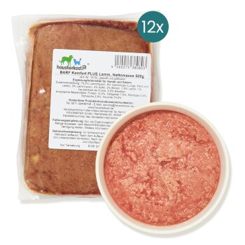 haustierkost.de BARF Komfort PLUS Lamm Frostfutter 12 x 500 g