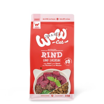 WOW Cat Adult Rind 2x2 kg