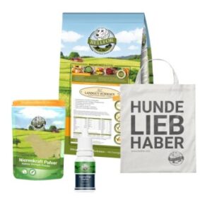 Bellfor Augenpflege-Sparset für mittelgroße Hunde mit Futtermittelallergie
