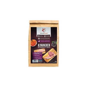 Wildfang ® Adult Trockenfutter mit Kaninchen 2x2 kg