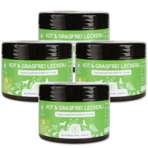 Wolfsbacher Natur Kot & Grasfrei Leckerli 4x