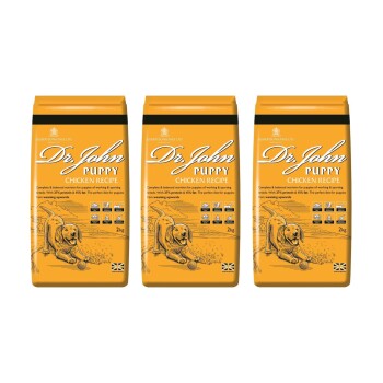 Dr John Welpen Trockenfutter Reich an Huhn 3x2 kg