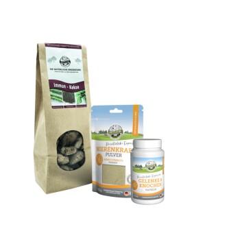 Bellfor Sparset Nr. 6 - Gelenke & Knochen 30 kapseln + Nierenkraft Pulver 250g + Immun Kekse 200g