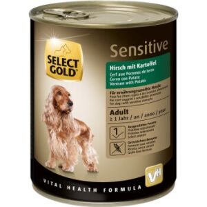 SELECT GOLD Sensitive Adult Hirsch mit Kartoffeln 24x800 g