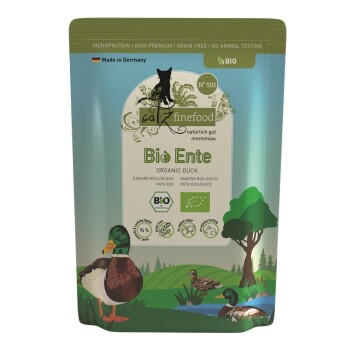 Catz finefood Nassfutter Katze Bio Adult No. 505 Ente 24x85 g