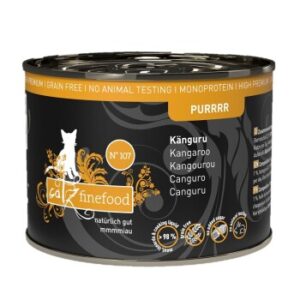 Catz finefood Nassfutter Katze Purrrr Adult No. 107 Känguru 24x200 g