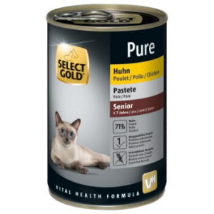 SELECT GOLD Pure Senior Paté Huhn 24x400 g