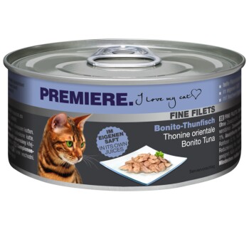 PREMIERE Fine Filets Naturell Bonito-Thunfisch 12x80 g