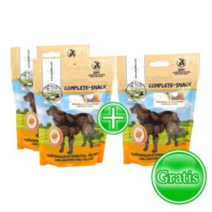 Bellfor Ergänzungsfuttermittel für Hunde - Gelenke und Knochen Complete-Snack - 3x150g