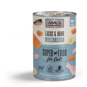 MAC's Nassfutter Katze Adult Lachs und Hühnchen 6x400 g