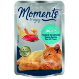 MOMENTS Adult Thunfisch mit Garnelen 12x70 g