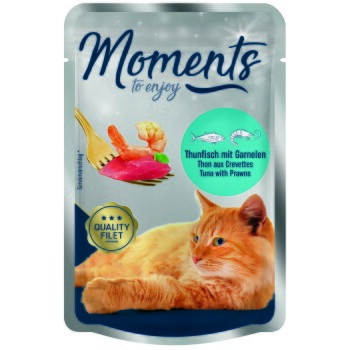MOMENTS Adult Thunfisch mit Garnelen 12x70 g