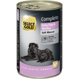 SELECT GOLD Nassfutter Hund Baby Dog & Mother Soft Mousse 12x360 g
