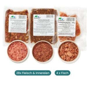 haustierkost.de Probierpaket Frostfutter für Katzen