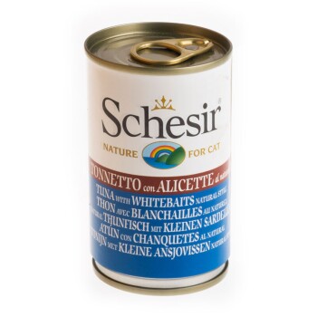 Schesir Natural 24x140g Thunfisch mit kleinen Sardellen