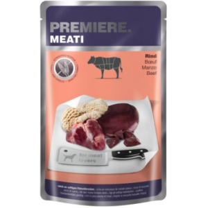 PREMIERE Meati Nassfutter Hund Adult, Rind 5x500 g
