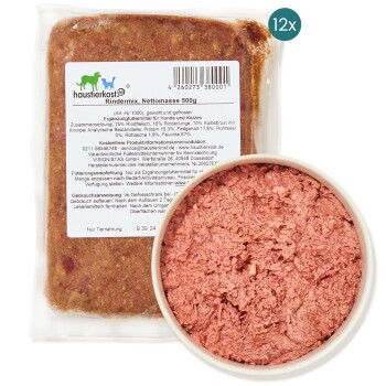 haustierkost.de Rindermix Frostfutter 12 x 500 g