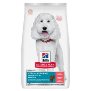 Hill's Science Plan Trockenfutter Hund Adult, Medium Breed, Hypoallergenic, mit Lachs 14 kg