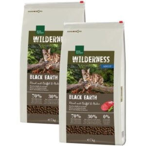 REAL NATURE WILDERNESS Black Earth Adult Rind, Büffel & Huhn 2x7 kg