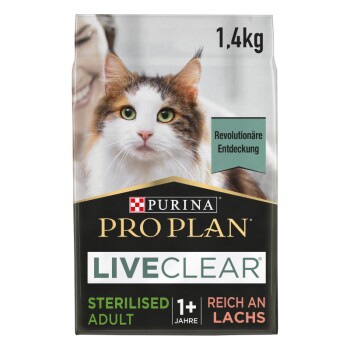 PRO PLAN Liveclear Sterilised Adult Lachs 2x1,4 kg