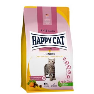 HAPPY CAT Young Trockenfutter Katze Junior, Land-Geflügel 10 kg