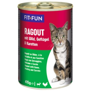 FIT+FUN Ragout Wild, Geflügel und Karotten 48x415 g