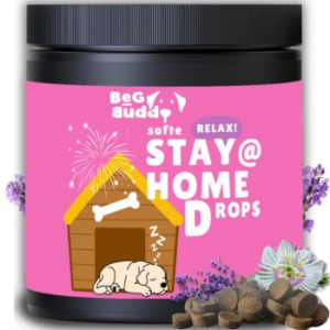 BeG Buddy STAY@HOME Relax Snack für Hunde mit Baldrian, 350 g