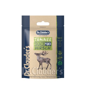Dr. Clauder's Trainee Snack Minis Hirsch - 10x 50g