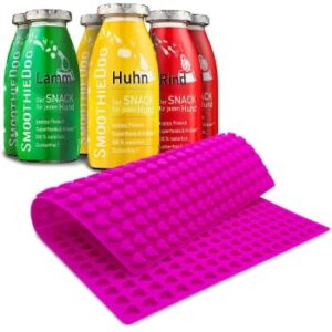 SmoothieDog 6er Pack Klassik 6x 250ml + Trixie Backmatte Pink