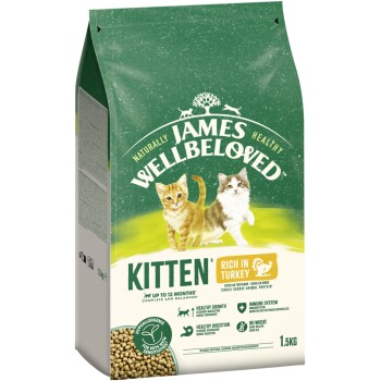 James Wellbeloved Trockenfutter Katze Kitten, Truthahn 1,5 kg