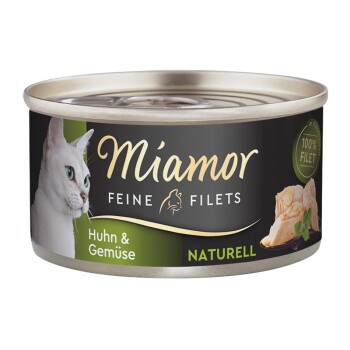 Miamor Feine Filets Naturelle Huhn und Gemüse 24x80 g
