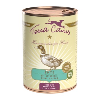 Terra Canis Classic Adult 6x400g Ente mit Naturreis, Birne und Sesam