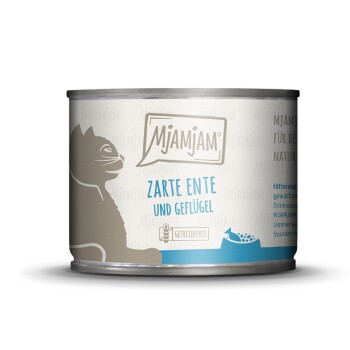 MjAMjAM Nassfutter Katze Adult 6x200 g Ente und Geflügel