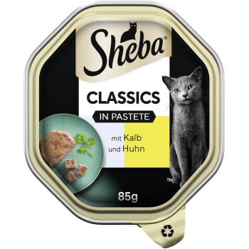 Sheba Classics in Pastete 22x85g Kalb und Huhn