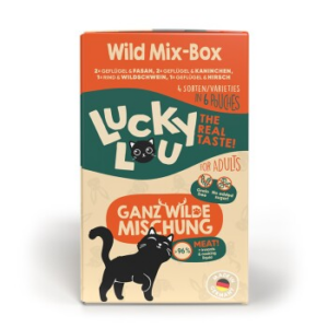 Lucky Lou Nassfutter Katze Adult Wild Mix-Box 6x125 g
