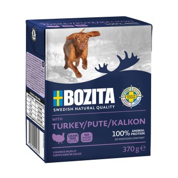 BOZITA Naturals Happen in Gelee 6x370g Pute