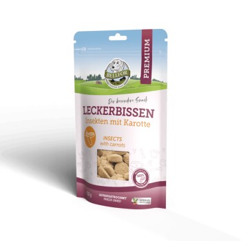 Bellfor Freeze-Snack für Hunde mit Insekten mit Karotte - 50g