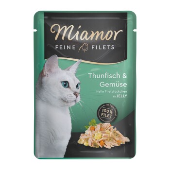 Miamor Feine Filets in Jelly Thunfisch und Gemüse 24x100 g