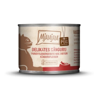 MjAMjAM Nassfutter Katze Adult, Purer Fleischgenuss 6x200 g Känguru