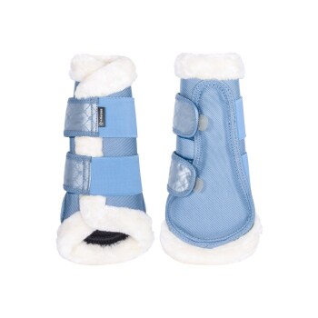 4Horses Gamaschen Soft Protect Mesh hellblau S