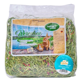 Naturhof Schröder Weserheu mit Blüten, locker gestopft 500 g