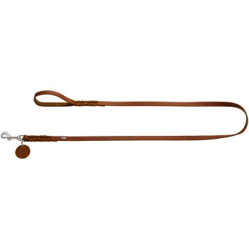 Hunter Führleine Solid Education cognac 1,1 cm, 1,1 m