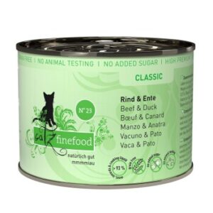 Catz finefood Nassfutter Katze Classic Adult No. 23 Rind und Ente 6x200 g